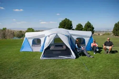 16-Person 3-Room Family Camping Tent ¨C Full-Size Cabin with Triple Entry Points