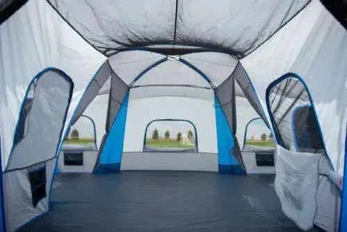 16-Person 3-Room Family Camping Tent ¨C Full-Size Cabin with Triple Entry Points