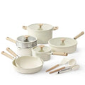 16-Piece Large-Capacity Granite Nonstick Cookware Set ¨C Scratch-Resistant Pots and Pans Bundle
