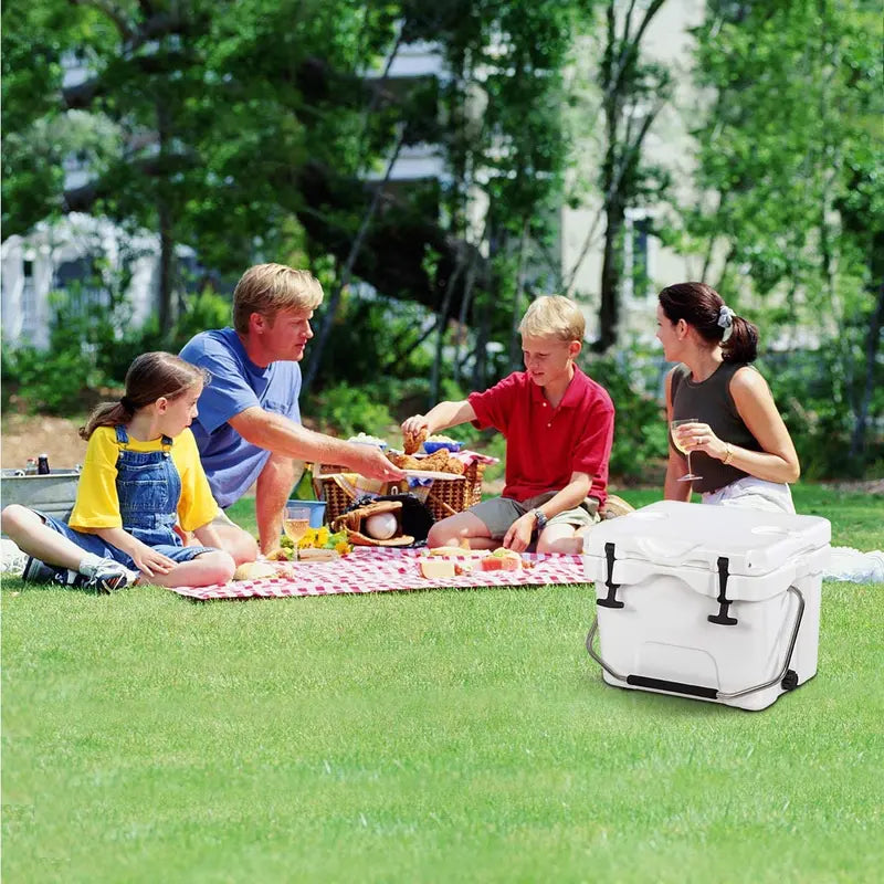 16-Quart Portable Cooler ¨C Insulated Ice Chest for Day Trips and Outdoor Adventures