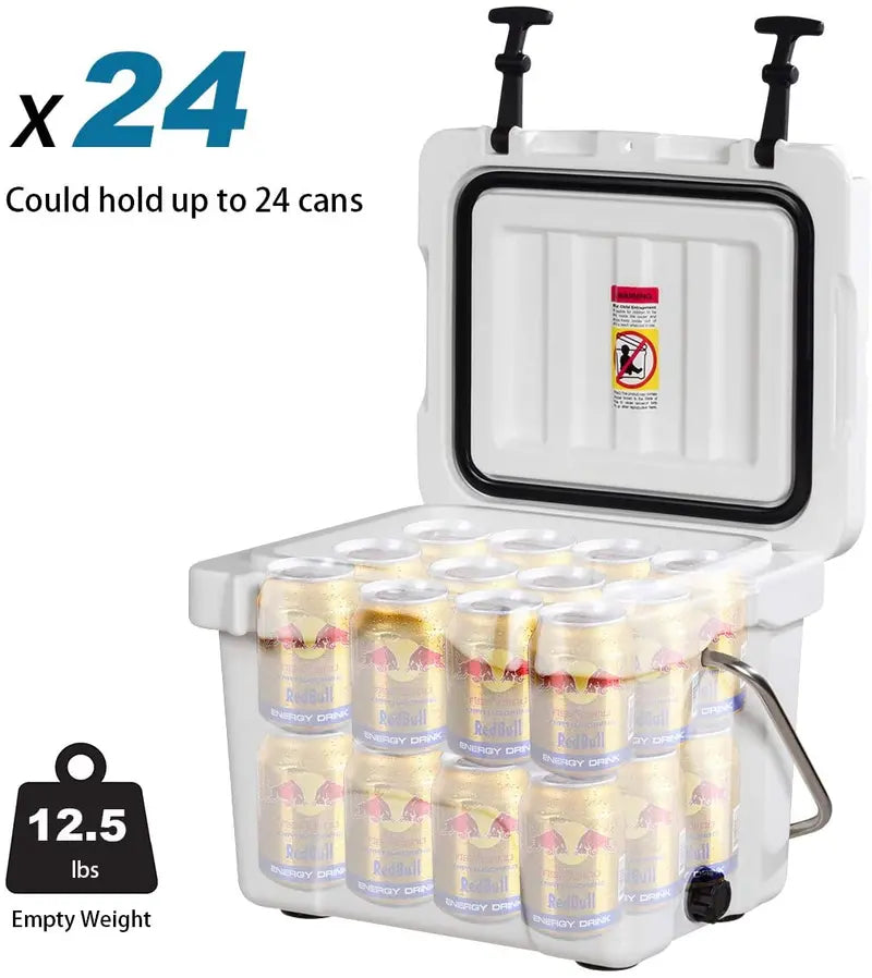 16-Quart Portable Cooler ¨C Insulated Ice Chest for Day Trips and Outdoor Adventures