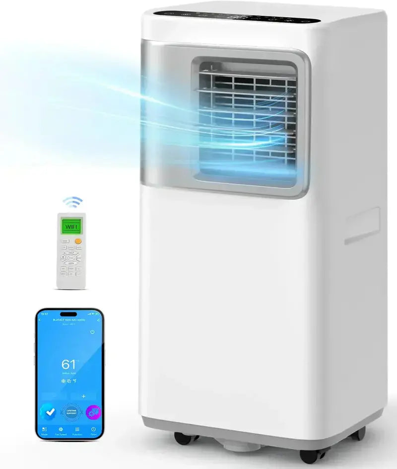 16.000 BTU Portable Smart Air Conditioner ¨C 5-in-1 WiFi-Capable Unit with App Control and Fan Mode
