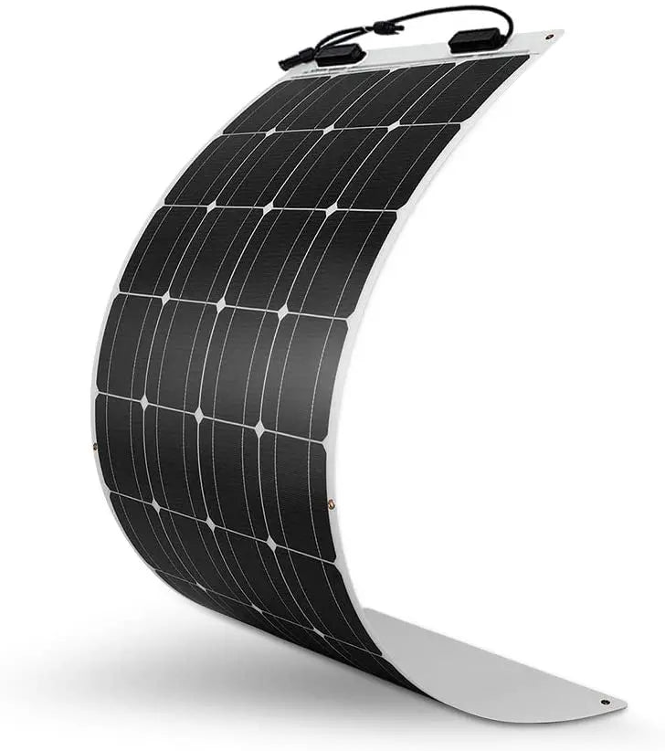 160W Ultra-Thin Flexible Monocrystalline Solar Panel ¨C 12V. RV &amp; Marine Compatible