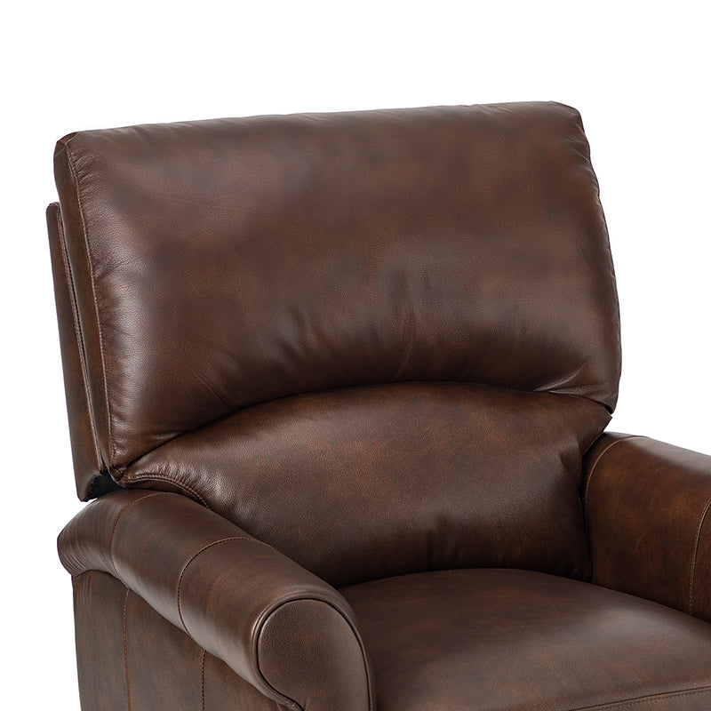 Eliana 33.07 Wide Genuine Leather Manual Recliner