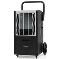 163-Pint Commercial Dehumidifier ¨C Heavy-Duty Unit with Drain Pump & Hose. Ideal for 4.500 Sq. Ft Spaces