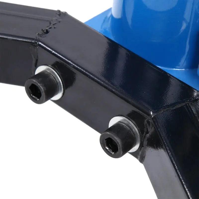 1660-lb Hydraulic Transmission Jack ¨C Vertical Lift with 360¡ã Swivel Pedal and Adjustable Height (33″¨C70″) (Blue)