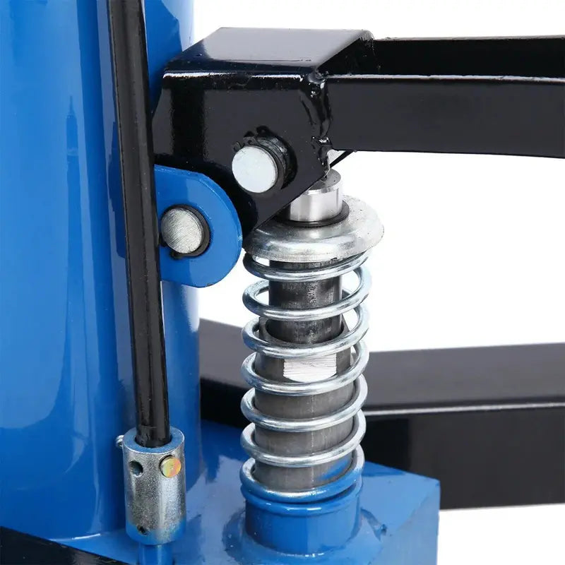 1660-lb Hydraulic Transmission Jack ¨C Vertical Lift with 360¡ã Swivel Pedal and Adjustable Height (33″¨C70″) (Blue)