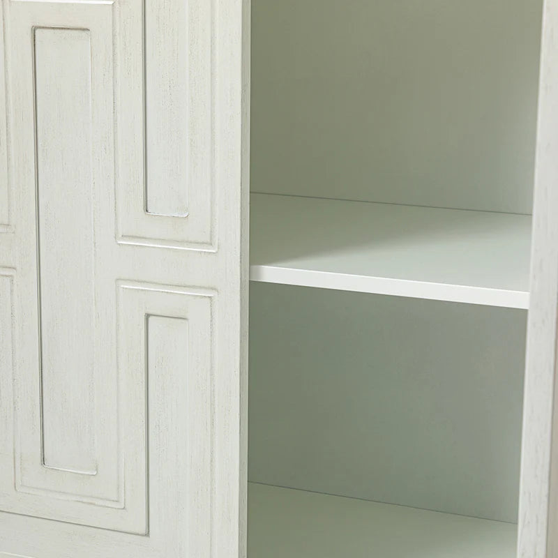 Amy 58 Wide Storage Sideboard with Solid Wood Legs
