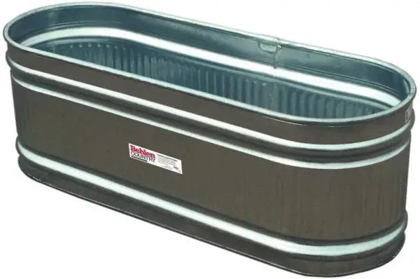 169-Gallon Galvanized Round-End Water or Chemical Storage Tank