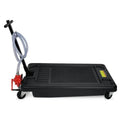 17-Gallon Low-Profile Oil Drain Container ¨C Includes Pump Hose for Efficient Vehicle Fluid Extraction