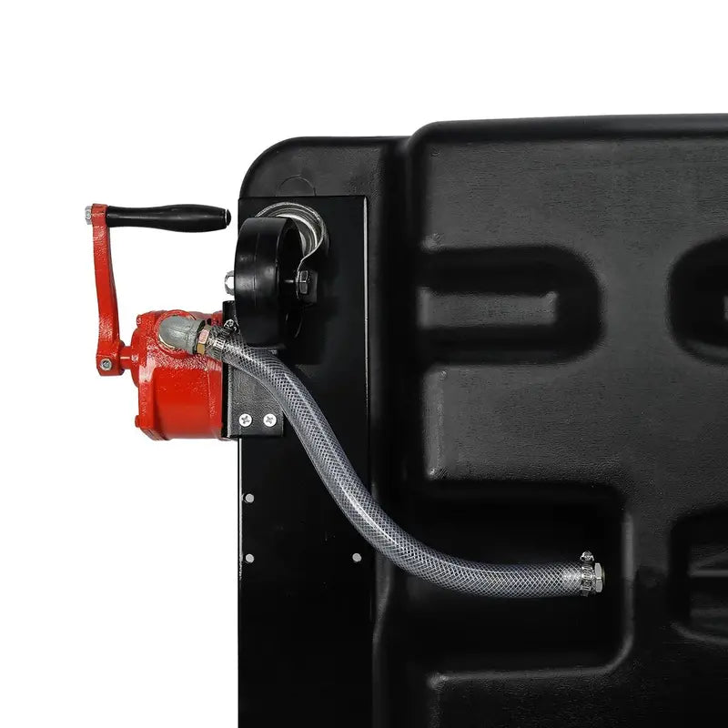 17-Gallon Low-Profile Oil Drain Container ¨C Includes Pump Hose for Efficient Vehicle Fluid Extraction