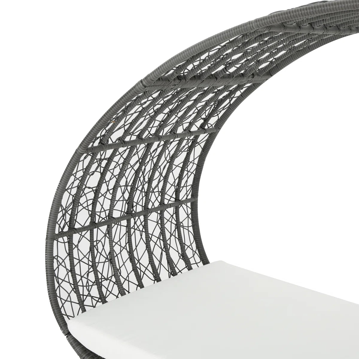 Lavina 91.26'' Aluminium.Wicker Outdoor Patio Daybed