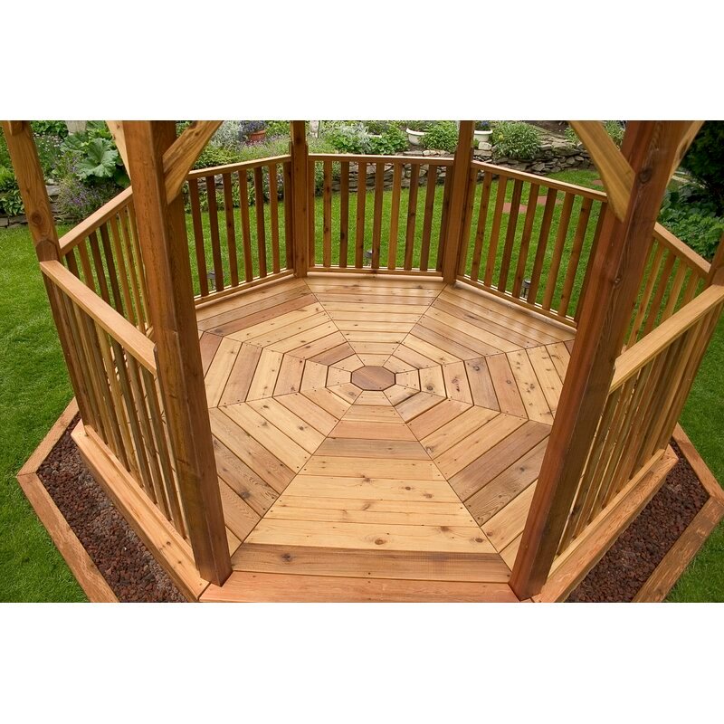 Bayside 10 Ft. W x 10 Ft. D Cedar Patio Gazebo