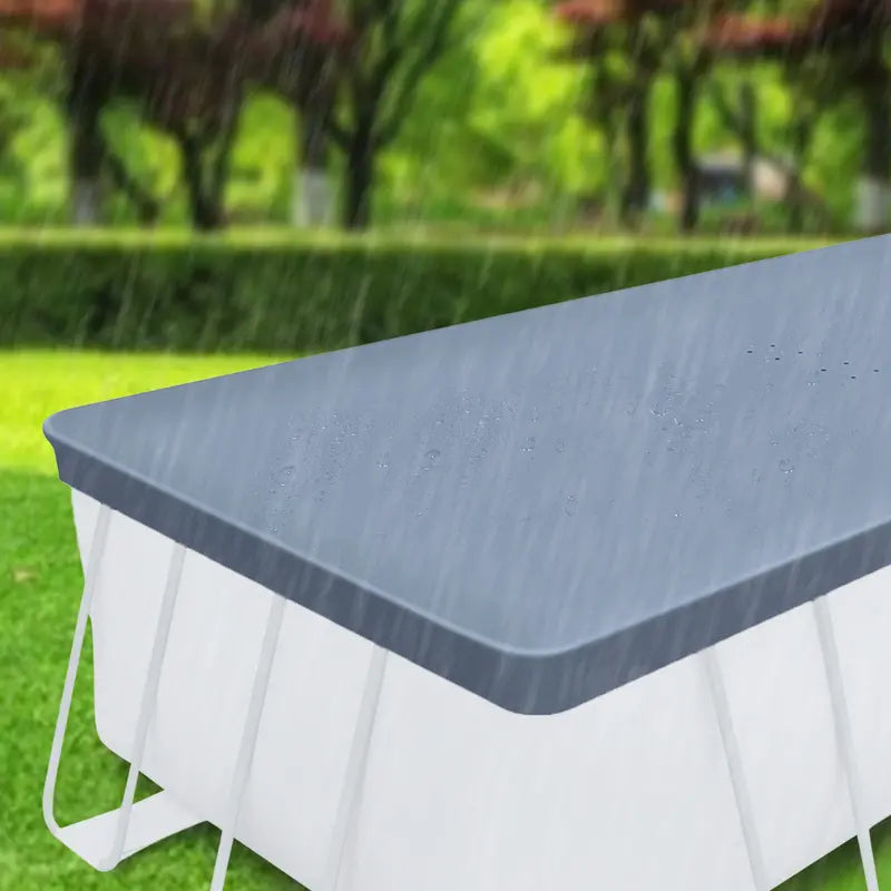 18-Foot Heavy-Duty Rectangular Pool Cover for Oasis &amp; Activity Pools ¨C Gray