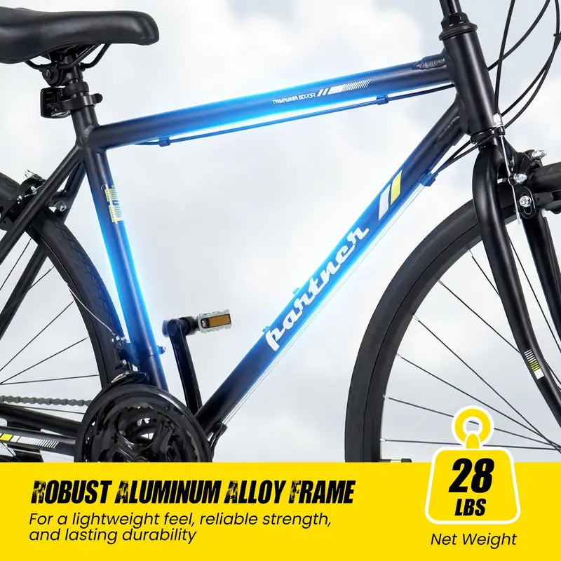 18-Speed Hybrid Commuter Bike ¨C 700C Wheels. Shimano Drivetrain. Urban Ready