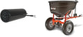 18¡å x 48¡å Poly Lawn Roller with Steel Frame | 550-Lb Capacity Tow-Behind Drum Roller for Tractors | Includes Water Fill Plug & Drain Cap