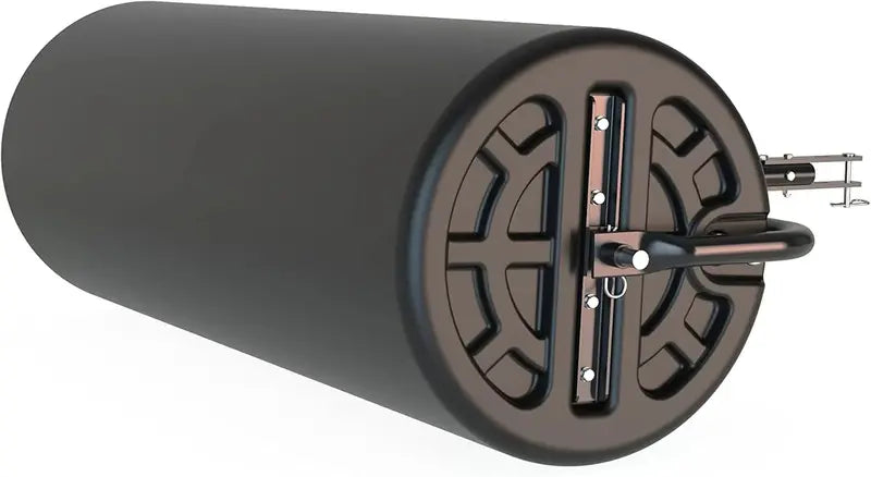 18¡å x 48¡å Poly Lawn Roller with Steel Frame | 550-Lb Capacity Tow-Behind Drum Roller for Tractors | Includes Water Fill Plug & Drain Cap