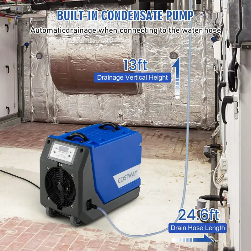 180-PPD Commercial-Grade Dehumidifier for Basements. Warehouses &amp; Large Facilities