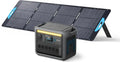 1800W (2400W Peak) Portable Solar Generator ¨C 1056Wh LiFePO4 Battery. 58-Min Fast Charge