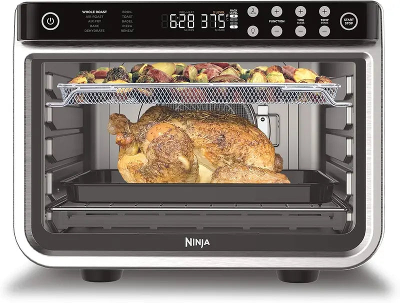 1800W Countertop Convection Air Oven ¨C Versatile Circular-Cooking Appliance for Baking. Roasting. Drying &amp; Pizza
