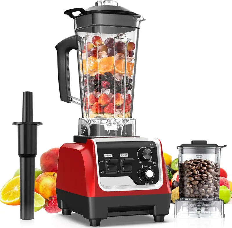 1800W High-Performance Smoothie Blender ¨C 70oz Countertop Model with 20oz Grinder Cup
