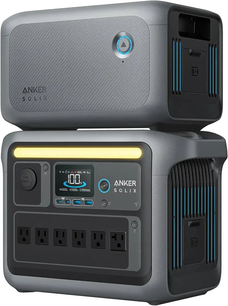 1800W Portable Solar Generator ¨C 1056Wh LiFePO4 Battery. 2400W Peak. Rapid 58-Minute Recharge