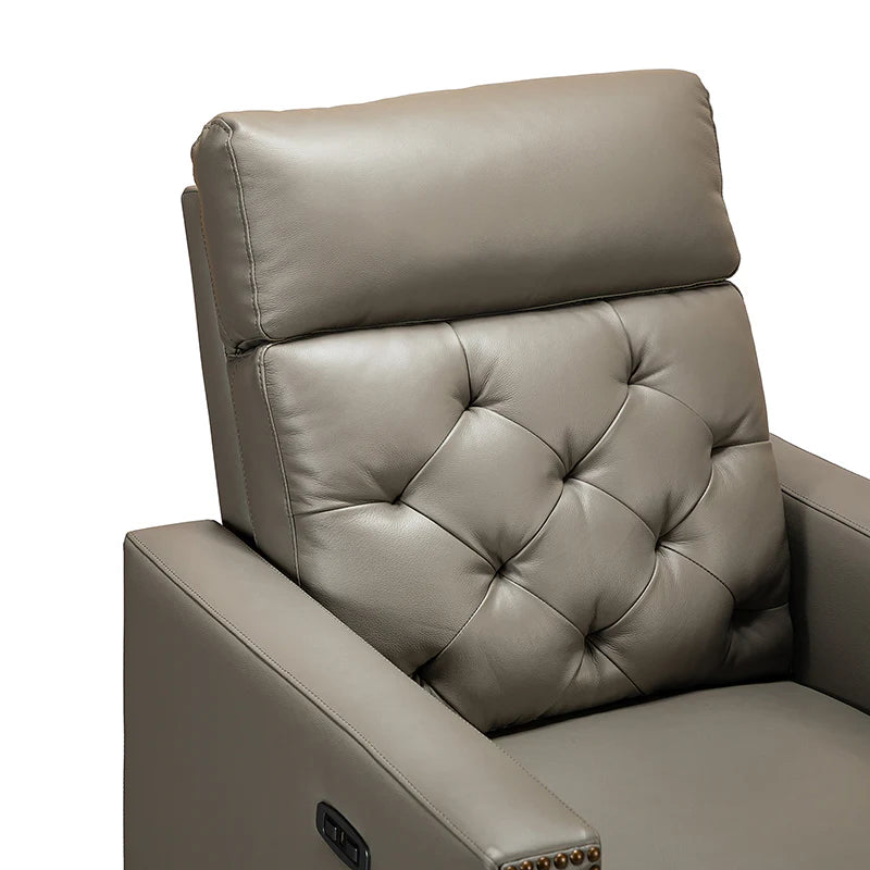 Carlota 31.5 Wide Genuine Leather Power Recliner