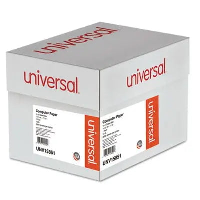 18lb Green Bar Computer Paper. 12.78″x11″. 2600 Sheets. Perforated. White/Green