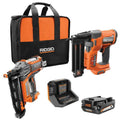 18V Brushless Cordless Nailer Combo Kit ¨C Brad &amp; Finish Nailers with Battery and Charger