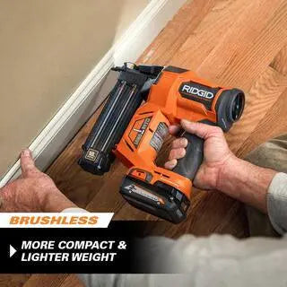 18V Brushless Cordless Nailer Combo Kit ¨C Brad &amp; Finish Nailers with Battery and Charger Included