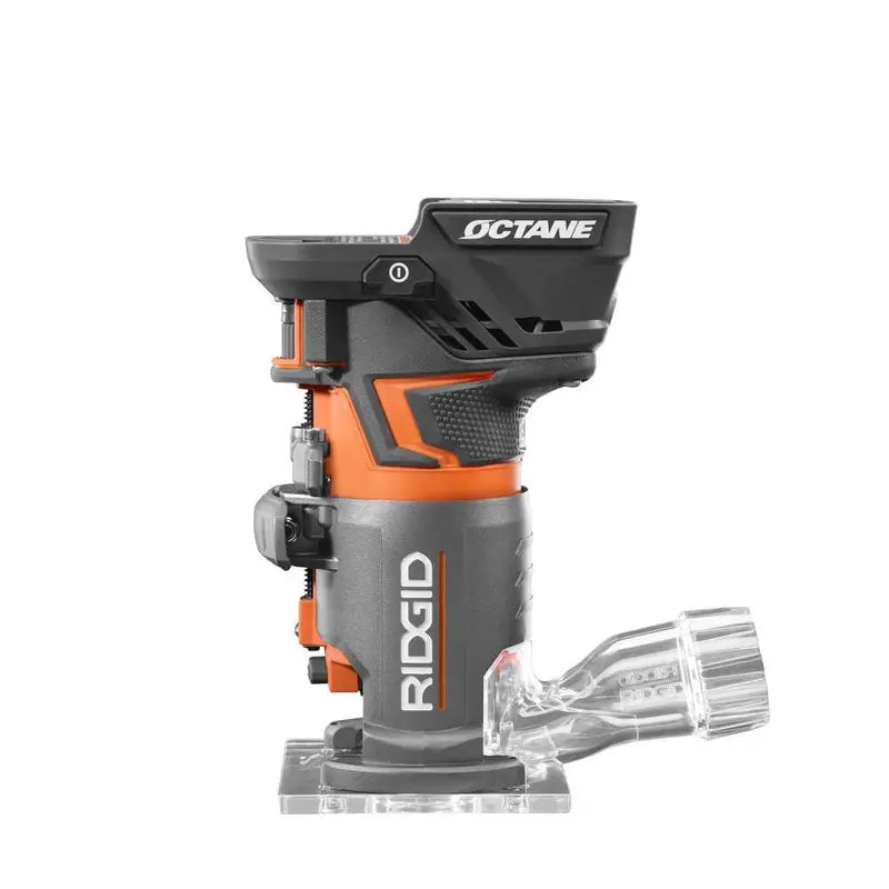 18V OCTANE Brushless Compact Router - Fixed Base. 2x 4.0 Ah Batteries. Charger. Bag
