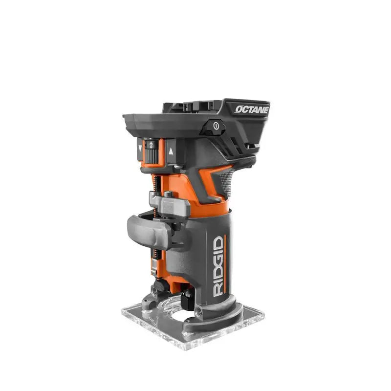18V OCTANE Brushless Compact Router - Fixed Base. 2x 4.0 Ah Batteries. Charger. Bag