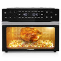 19-in-1 Digital Air Fryer Oven Combo ¨C 32-Quart Countertop Convection Toaster Oven with Rotisserie. Dehydrator. and Pizza Rack (1800W. Black)
