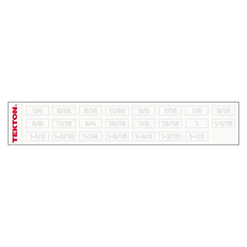19-Piece WAE95103 1/4 in. to 1-1/4 in. Angle Head Wrench Set with Modular Organizer