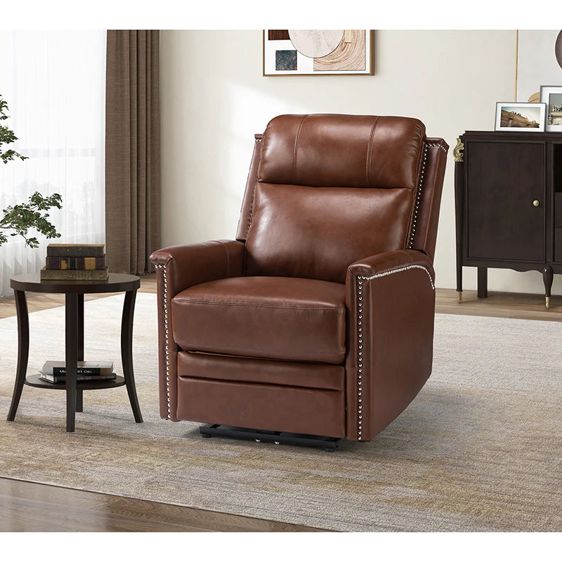 Ottfried Genuine Leather Power Recliner
