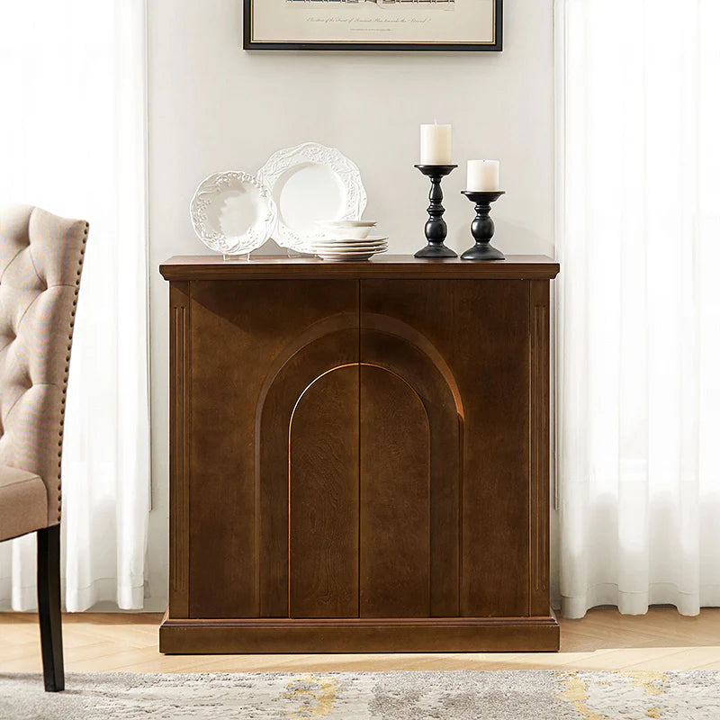 Lorenz 35 Tall 2 - Door Accent Cabinet With Adjustable Shelves