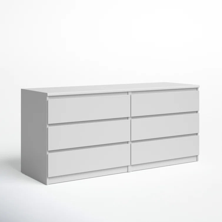 Jada 6 Drawer 60.5 W Double Dresser