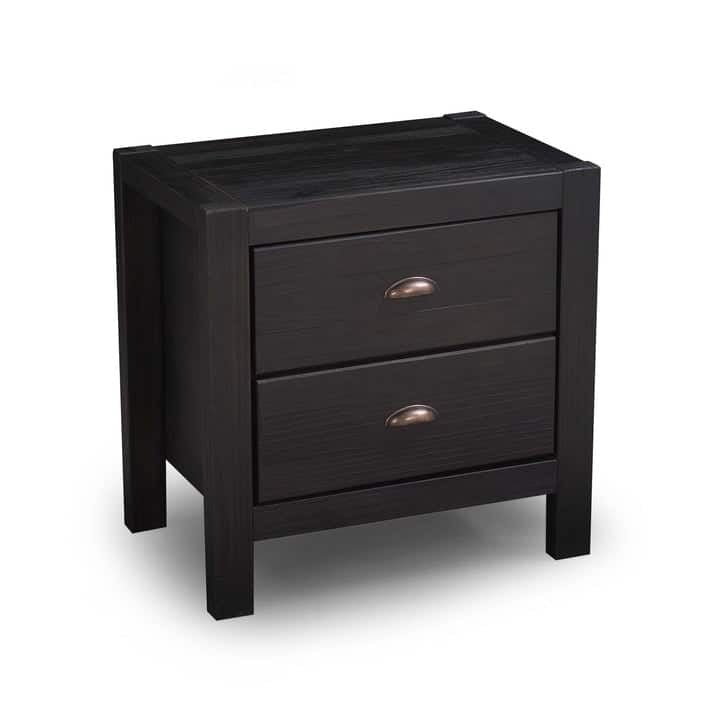 Montauk Solid Wood 2-drawer Nightstand