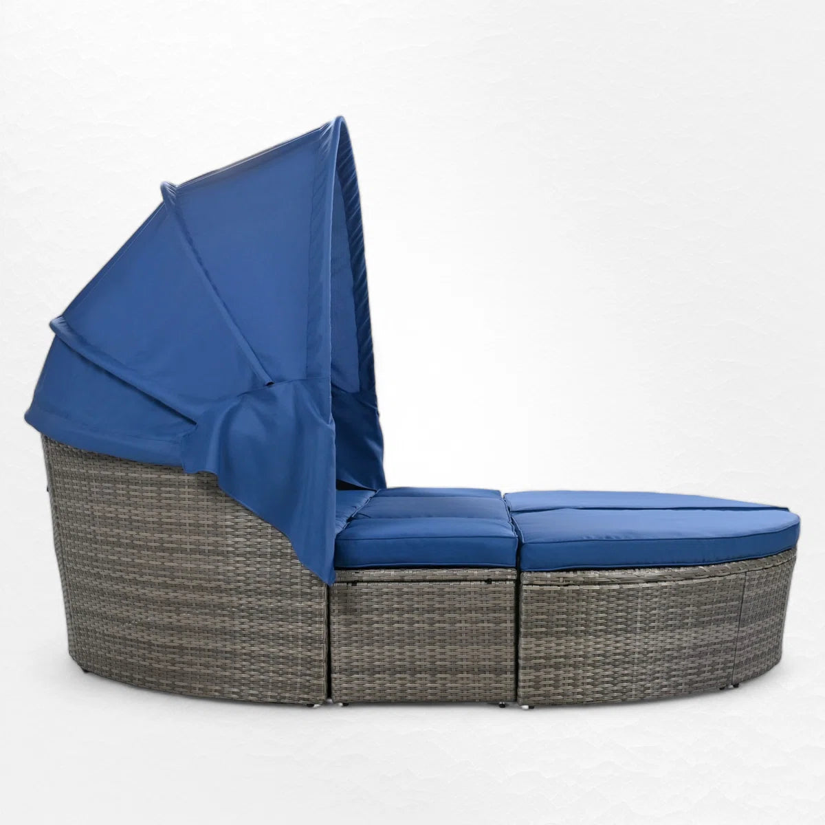 Joscelin 66.1'' Polyethylene (PE) Wicker Outdoor Patio Daybed