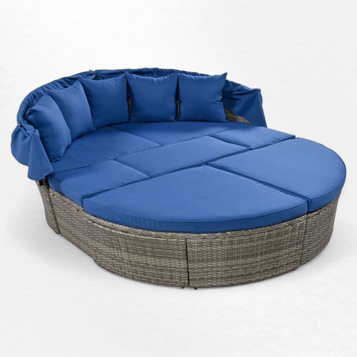 Joscelin 66.1'' Polyethylene (PE) Wicker Outdoor Patio Daybed