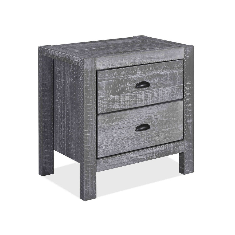 Montauk Solid Wood 2-drawer Nightstand