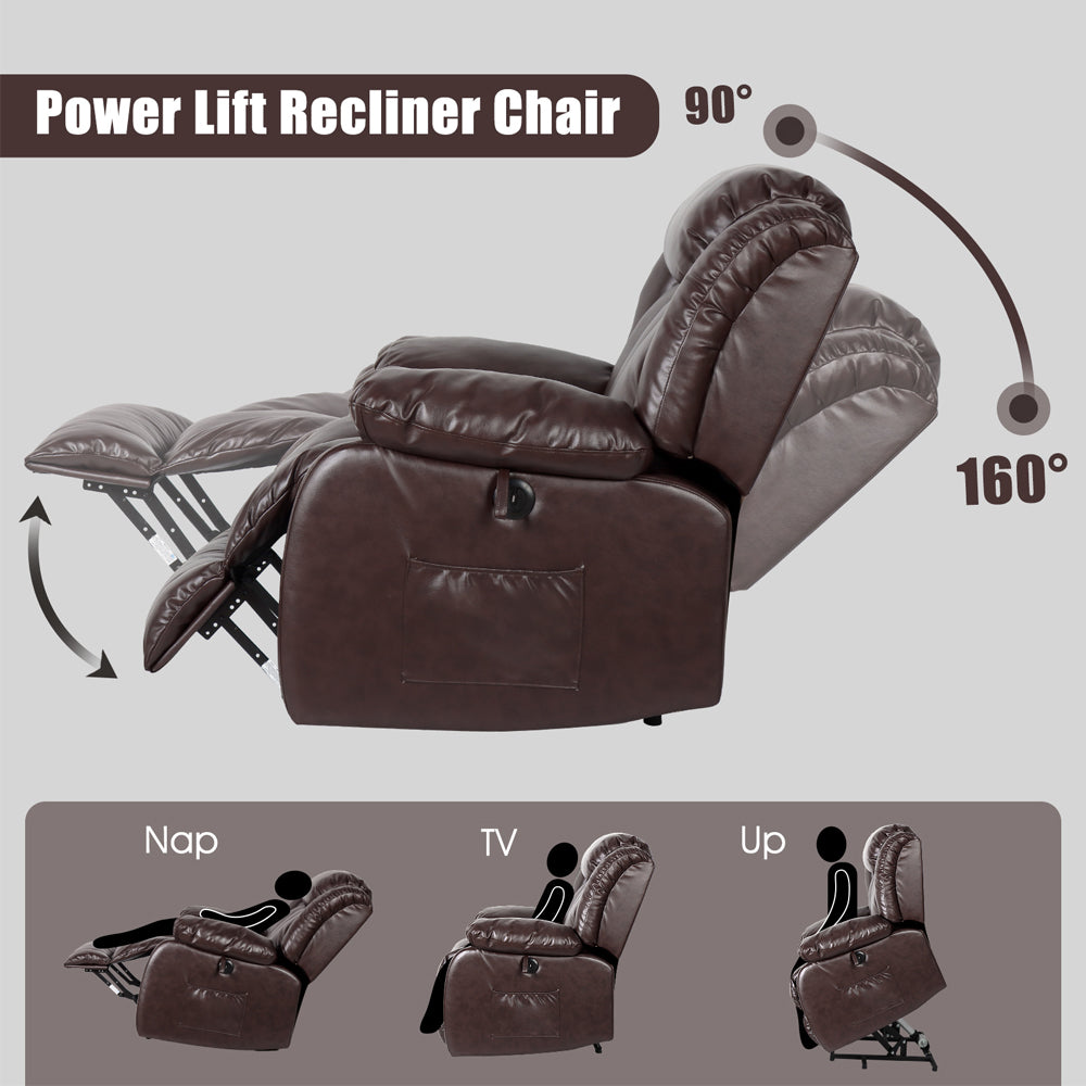 💥Clearance Sale🔥 Best MassageTheater Seating for Home| Power Electric Recliner Chair Movie Theater Seats with USB Port. Side Pocket