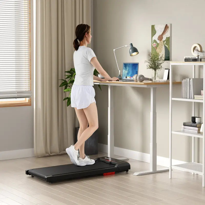 2.5HP Under-Desk Walking Pad ¨C Compact Treadmill with Remote. 340 lb Capacity &amp; Quiet Operation