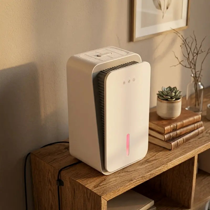 2.5L Portable Dehumidifier ¨C Auto Shut-Off. Quiet Sleep Mode. Compact Build
