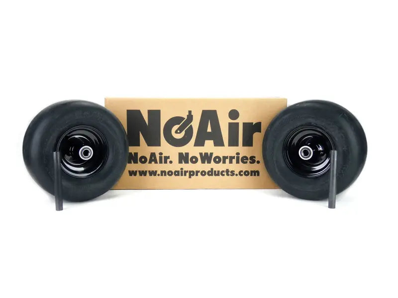 (2) Flat Free Wheel Assemblies 11×6.00-5 Compatible With Cub Cadet ZT1 Replaces 634-05664