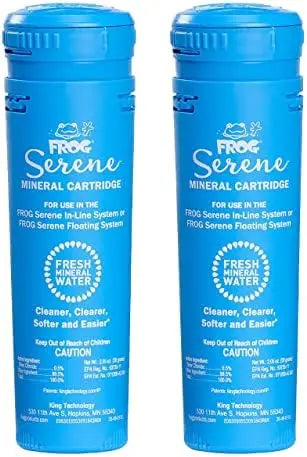 2 Frog Serene Mineral Cartridges for Hot Tubs &amp; Spas up to 600 Gallons - Quick &amp; Easy Sanitizer