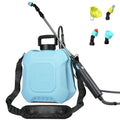 2-Gallon Retractable-Wand Electric Garden Sprayer ¨C 4 Adjustable Nozzles. USB-Rechargeable with 2000mAh Battery