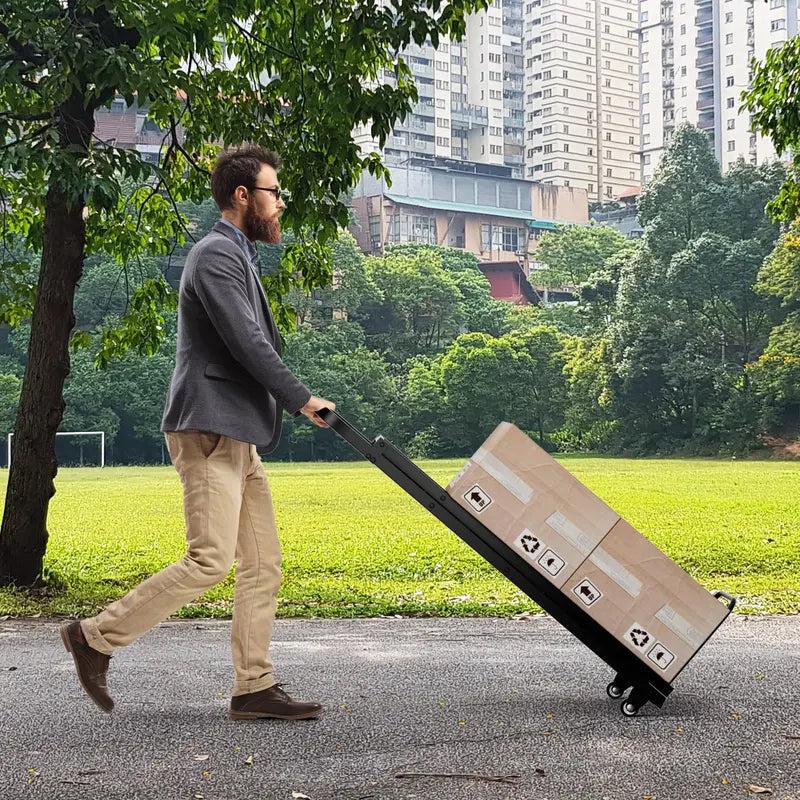 2-in-1 Multi-Function Hand Truck Dolly &amp; Step Ladder