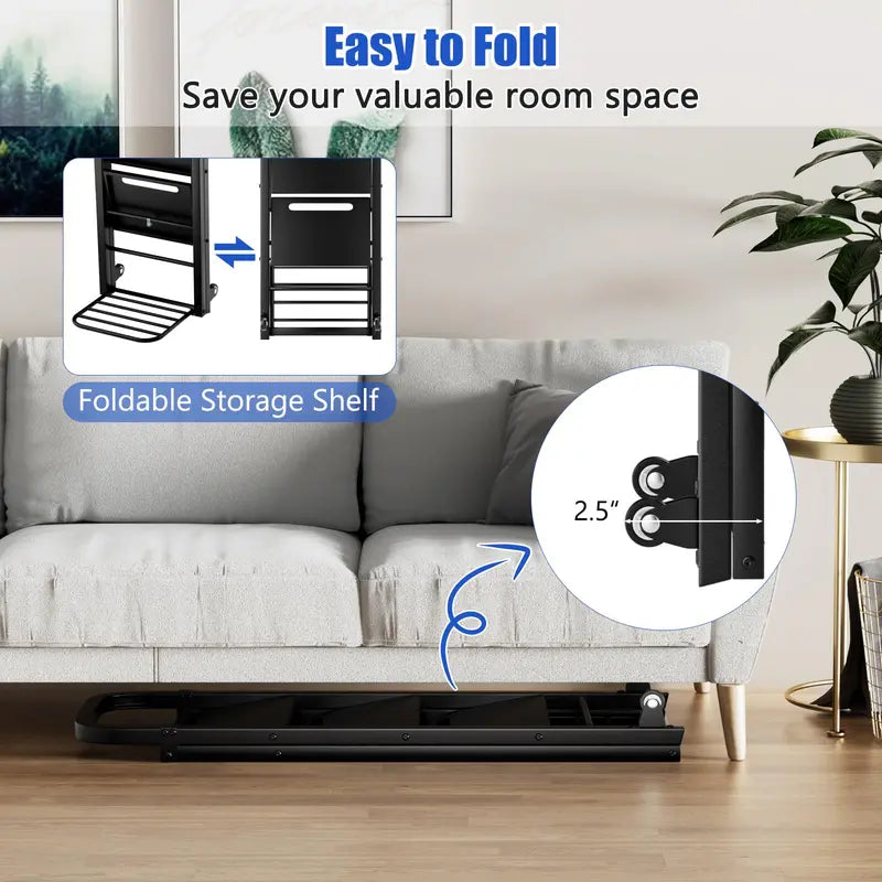 2-in-1 Multi-Function Hand Truck Dolly &amp; Step Ladder