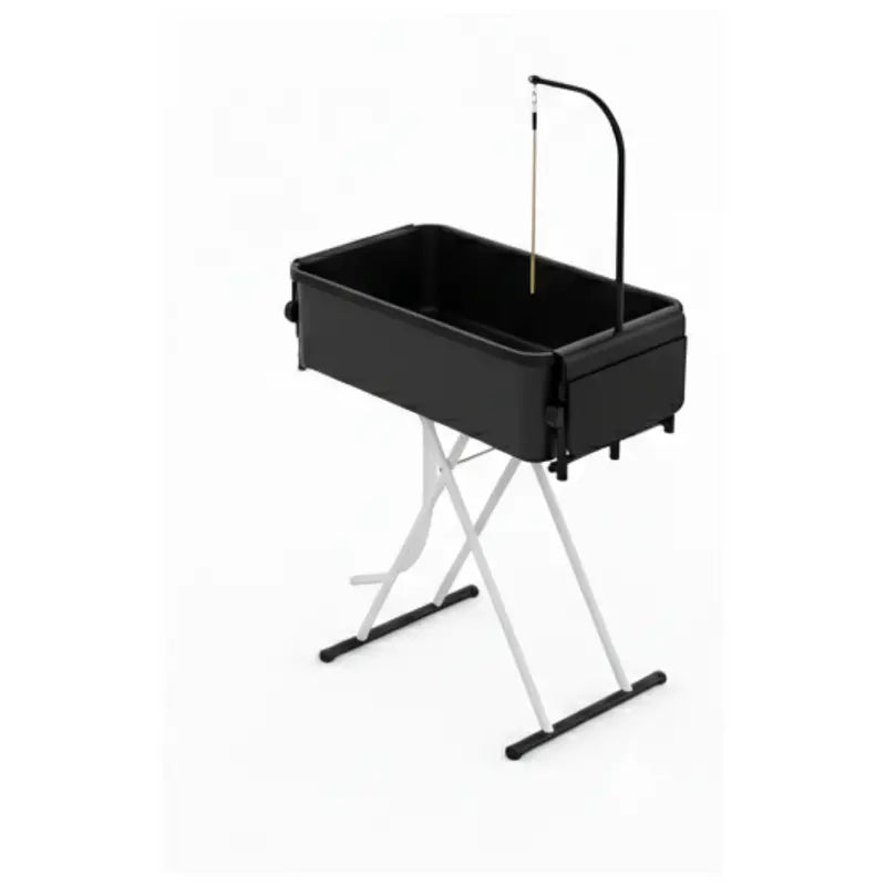 2-in-1 Portable Pet Grooming Station ¨C Foldable Bathtub &amp; Table with Drain Hose